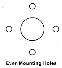 Four Mounting Holes